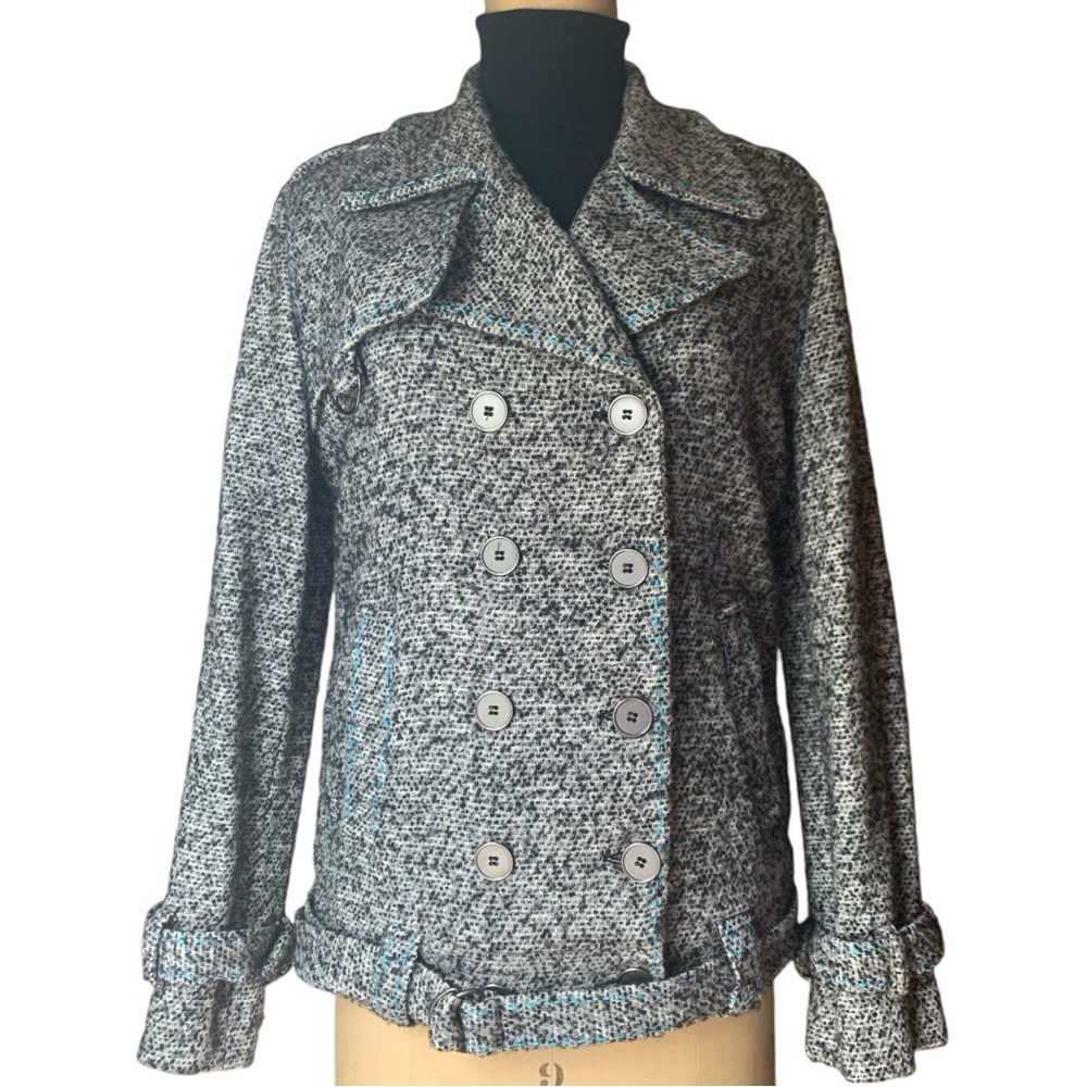 Y2K American Retro Wool Blend Jacket Size Medium